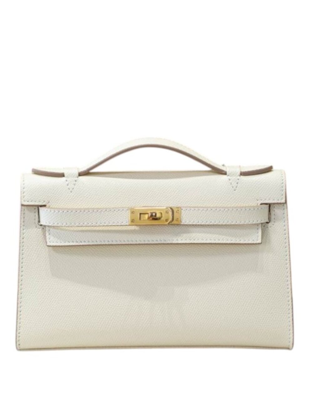 The Kinsley Mini Clutch - Vanilla -
